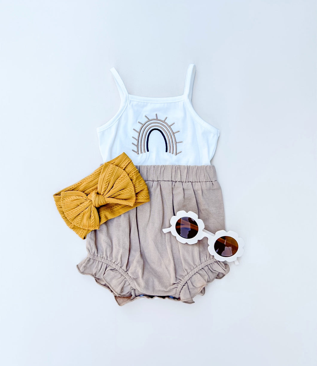 Millie | Romper + Headband Set