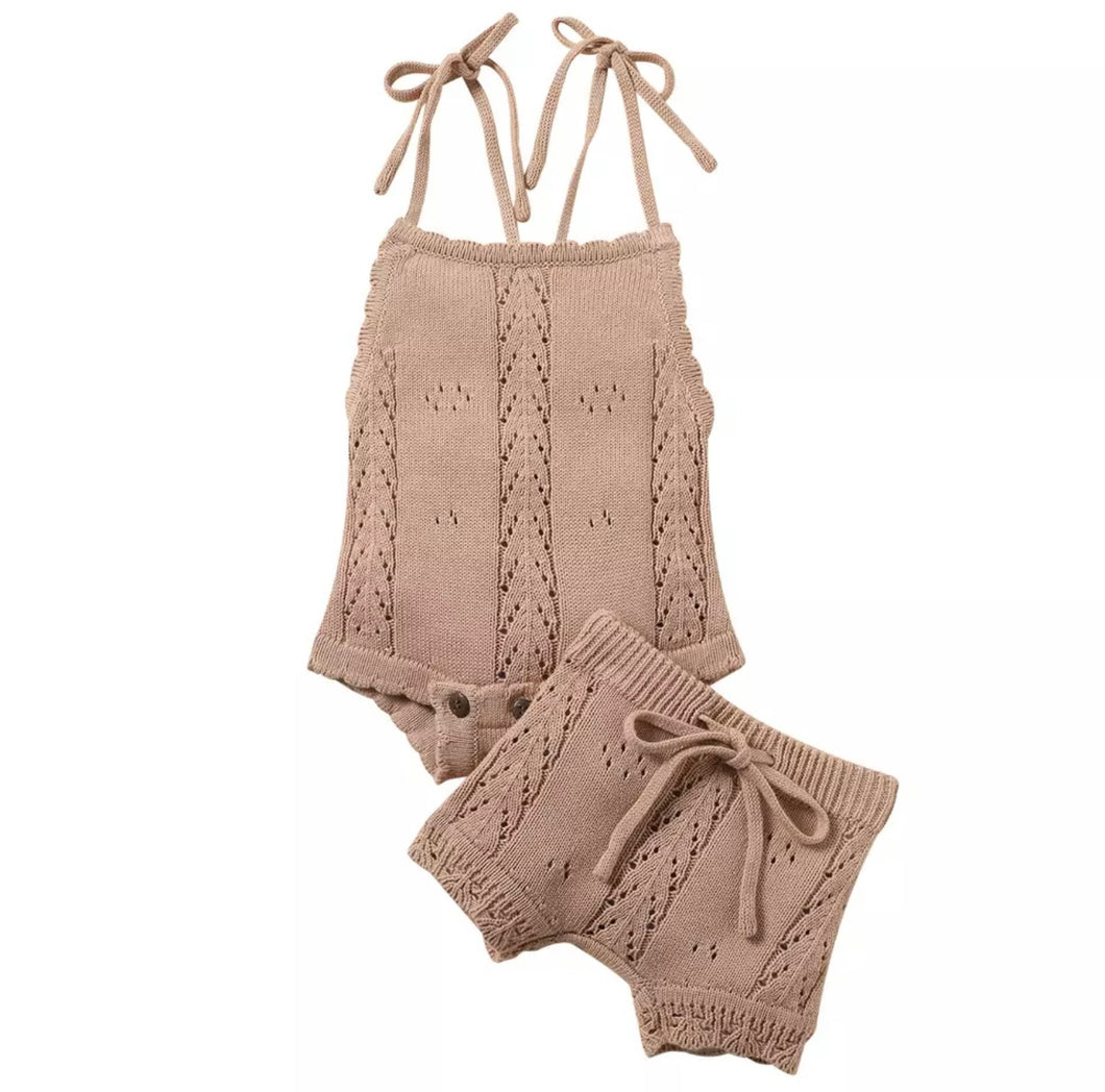 Ruth | Top + Bottom Set - Brown