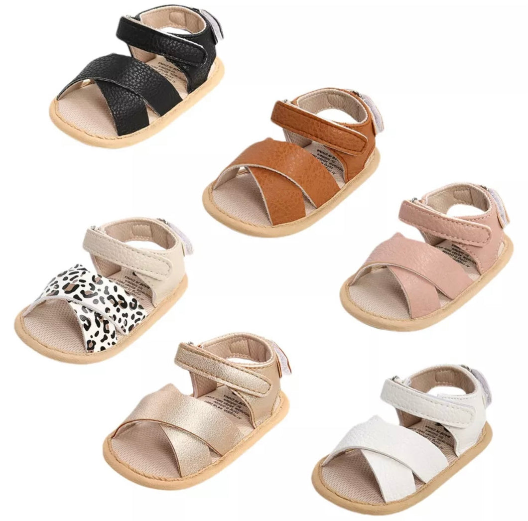 Leather Sandals - 2 Colors